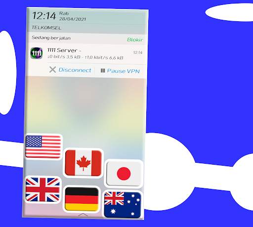 1111 VPN - Free VPN Proxy Unlimited screenshot 3