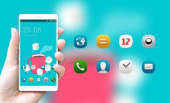 Cute Themes for Nokia 5 Marshmallow Candy screenshot 4