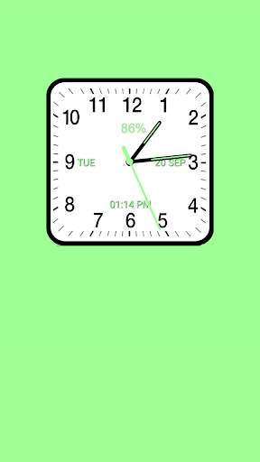 Analog Clock Square screenshot 7