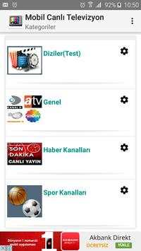 Mobil Canlı Televizyon screenshot 1