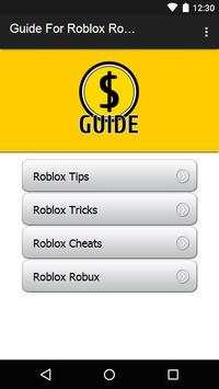 Guide For Roblox Robux screenshot 2