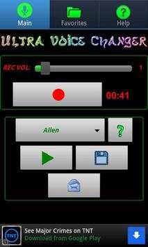 Ultra Voice Changer screenshot 1