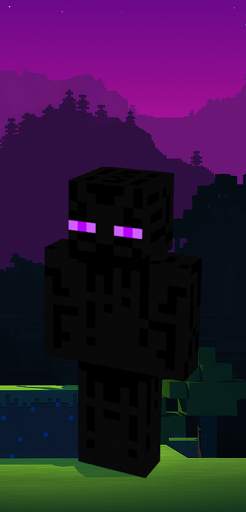 Enderman Minecraft Skin screenshot 6
