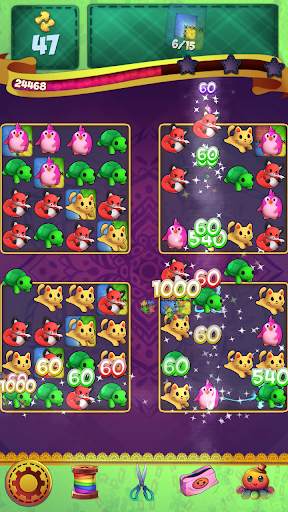 Fluffy PJ Trolls Friends: Match 3 Puzzle Game screenshot 4