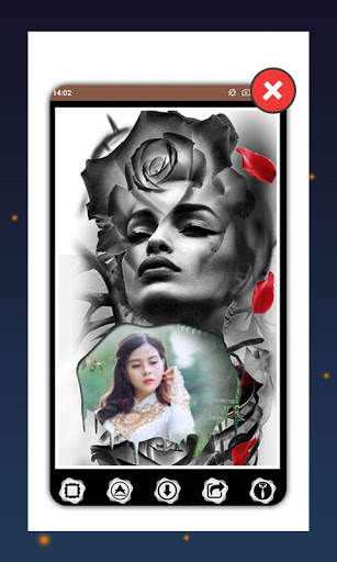 Rose Photo Frame 4 تصوير الشاشة