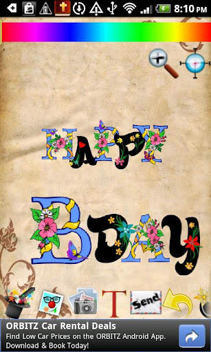 Alphabet stickers for Doodle T screenshot 1