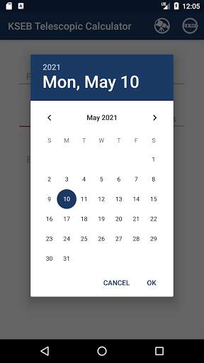 KSEB Telescopic bill calculator screenshot 2