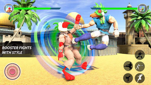 Kung Fu Rooster Fighting: Farm Rooster Karate Game screenshot 1