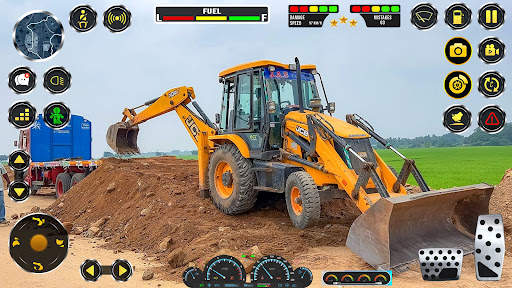 permainan simulator kren jcb screenshot 2