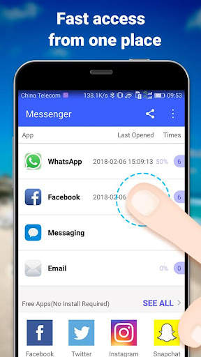 Messenger - for all social networks screenshot 2