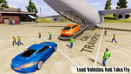 Offroad Airplane Pilot Cargo Truck:Car Transporter screenshot 1