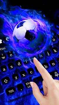 Blue Flame Football Keyboard screenshot 2