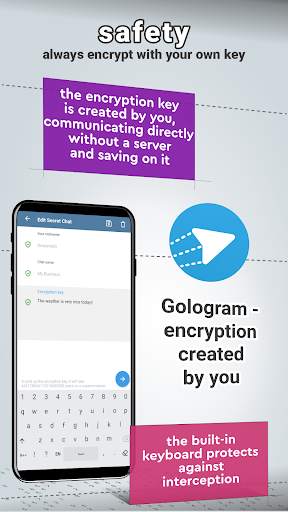 Gologram - secure messenger screenshot 3