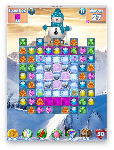 Snowman Swap - match 3 games and Christmas Games screenshot 8