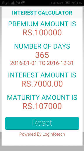 Interest Calculator screenshot 2