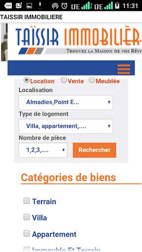 Taïssir Immobilier 3 تصوير الشاشة