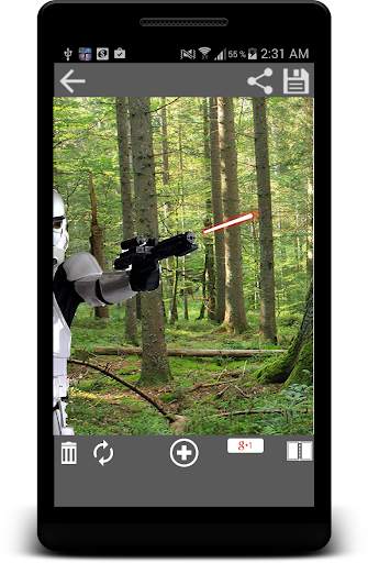 Lightsaber Photo Maker Editor screenshot 2