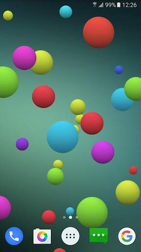 Colorful Bubble Live Wallpaper screenshot 4