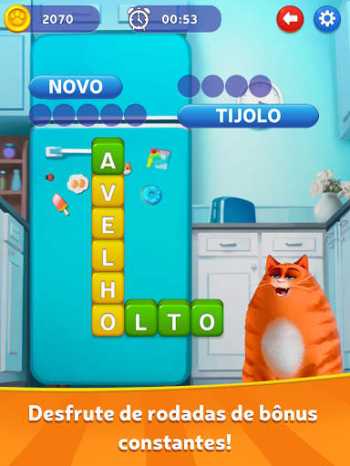 🔥Kitty Scramble: Pilhas de palavras screenshot 9