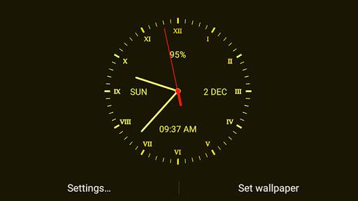 Analog Clock Live Wallpaper screenshot 6