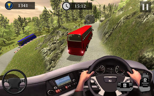 Uphill Off Road Bus Driving Simulator - Bus Games screenshot 2