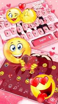 Cute Couple Love Keyboard Theme screenshot 3