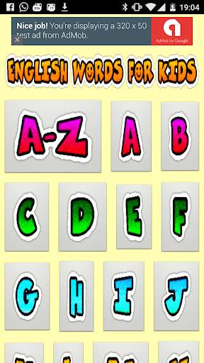 Kids Alphabet And Words скриншот 1