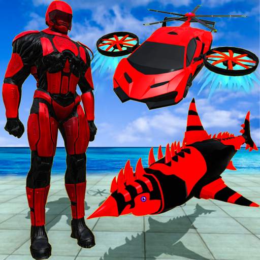 Underwater Shark Attack Transform Robot Car 2020 1.6