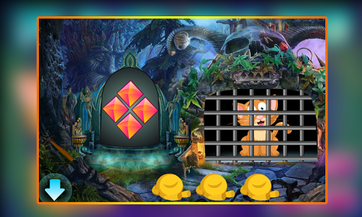 Best Escape Games 206 Hungry Feline Rescue Game screenshot 1