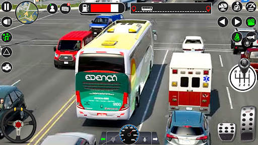 City Coach Bus Driving Game 3D screenshot 3