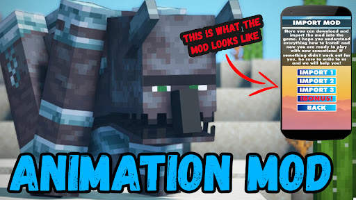 Animations Mod For Minecraft स्क्रीनशॉट 4