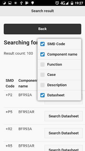 SMD компоненты поиск оффлайн screenshot 3