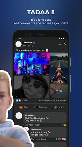 FakeIt post Maker for Facebook screenshot 7