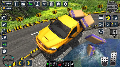 Offroad Pickup Truck Cargo Sim screenshot 4