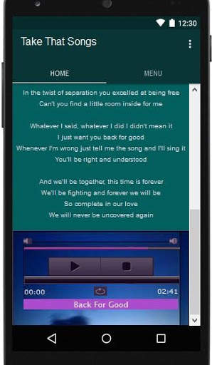 Take That Songs screenshot 4