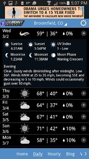Fox31 - CW2 Pinpoint Weather screenshot 2