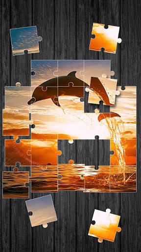 Dolphins Jigsaw Puzzle Game screenshot 2
