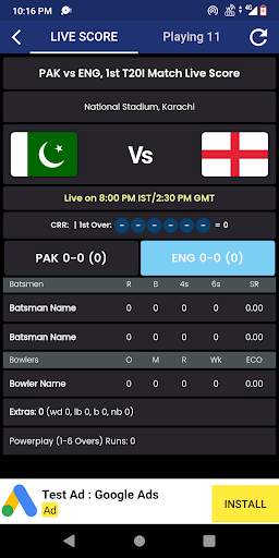 PAK vs NZ Live Cricket Score screenshot 2