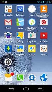 Galaxy os launcher theme screenshot 1