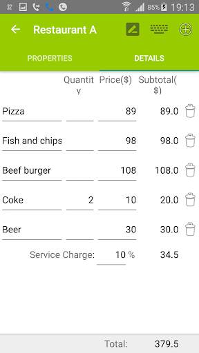 Bill Calculator 3 تصوير الشاشة