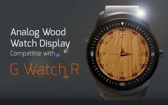 Analog Wood Watch Display screenshot 4