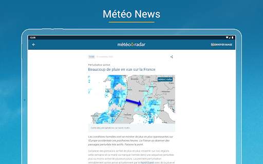 Météo & Radar - pluie et vent screenshot 22