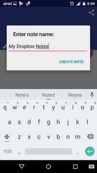 Notes for Dropbox 2 تصوير الشاشة