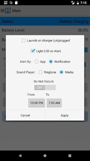 Battery Alert 40-80 Lite screenshot 6