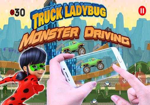truck ladybug monster driving screenshot 5
