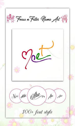 Focus n Filter - Name Art screenshot 1