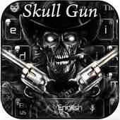 Skull two Gun Keyboard 10001003