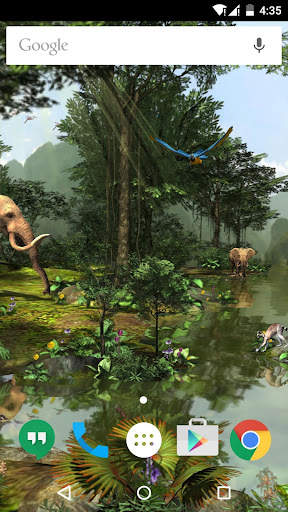 3D Rainforest Live Wallpaper screenshot 4