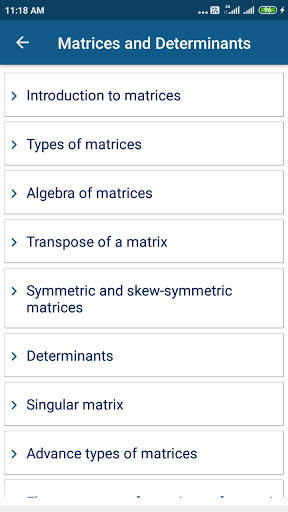 Matrices and Determinants screenshot 1