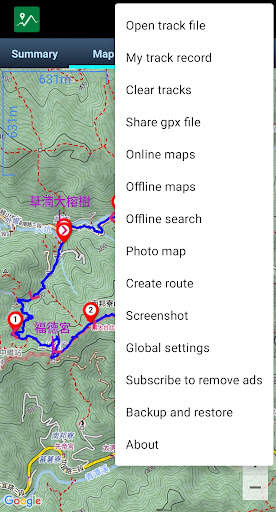 Green Tracks - hiking partner screenshot 6